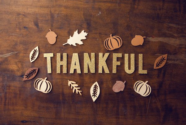 In this time of gratitude